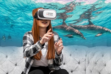 ОЧКИ VR ОЧКИ 360 3D ВИРТУАЛЬНАЯ РЕАЛЬНОСТЬ ДЛЯ ТЕЛЕФОНА ИГРЫ ФИЛЬМЫ
