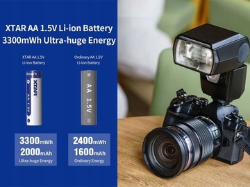 XTAR 14500-1,5V 3300mWh Литий-ионный аккумулятор 4 шт.