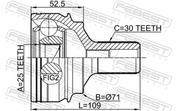 KLOUB LESK 1610-221 FEBEST
