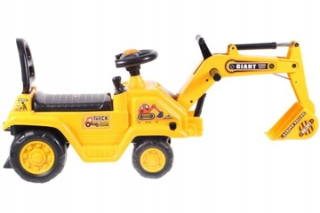 ТОЛКАЮЩИЙ ЭКСКАВАТОР С ПОДВИЖНЫМ ПРИВОДНЫМ КОВШОМ