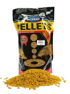 Biały Robak Robaki Pellet Zanętowy 4mm MCKARP