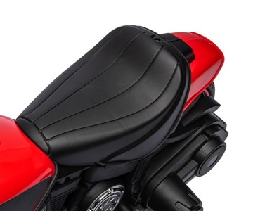 Детский мотоцикл с аккумуляторными фонарями Красный мотоцикл Milly Mally Eagle.