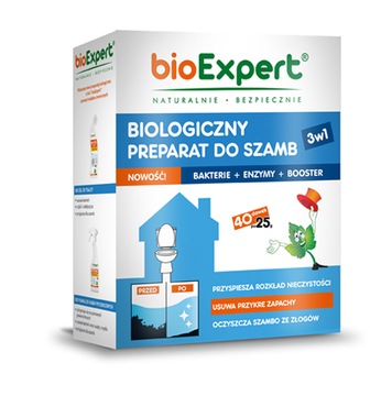 BAKTERIE do SZAMBA Aktywator 3w1 bioExpert 1KG