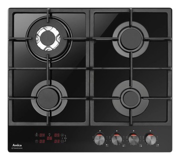 Płyta gazowa AMICA PGCA6121ApFTB Timer WOK