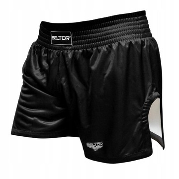 ШОРТЫ ДЛЯ ТРЕНИРОВКИ ПОЯСА K-1 K1 ДЛЯ КИКБОКСА ЧЕРНЫЕ СПОРТИВНЫЕ РАЗМЕР M