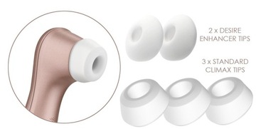 НАБОР ИЗ 5 ЗАМЕННЫХ КРЫШЕК ДЛЯ SATISFYER PRO 2