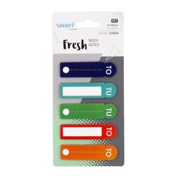 ZAKŁADKI INDEKSUJĄCE SMART PET FRESH 12x45mm 5x25s