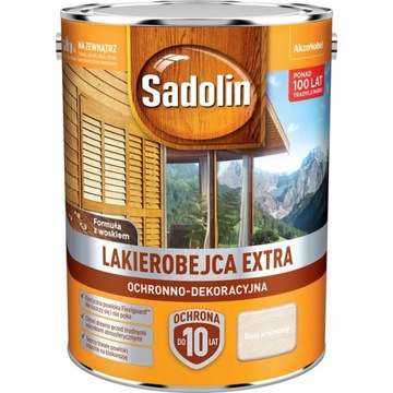 EXTRA BIAŁY KREM 5 L Sadolin