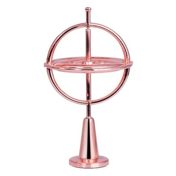 Educational Zinc Alloy Finger Gyroscope Rose Gold