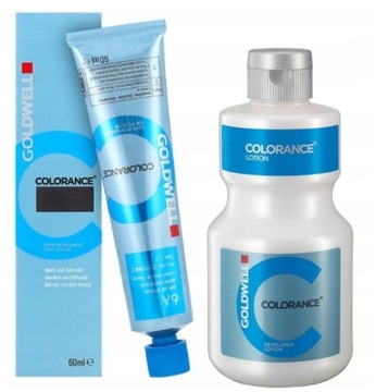 GOLDWELL FARBA COLORANCE + LOTION OXYDANT ZESTAW