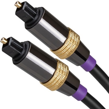 KABEL OPTYCZNY TOSLINK PRZEWÓD AUDIO CYFROWY 1,5m