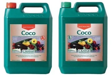 Nawóz Canna Coco A/B 2x 5L odżywka do kokosu