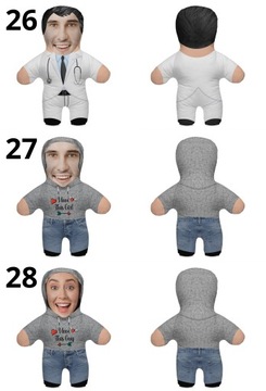 Фотоподушка 3D кукла с принтом для всех, забавный подарок на день рождения