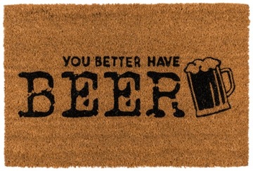 WYCIERACZKA KOKOSOWA HAVE BEER PIWO 40X60cm