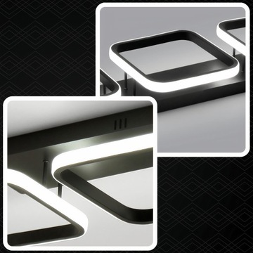 СВЕТОДИОДНЫЙ ПОТОЛОЧНЫЙ СВЕТИЛЬНИК 33ВТ ПЛОСКОСТЬ 3 ЦВЕТА ДЛЯ ГОСТИНОЙ СПАЛЬНЯ ЛЮСТРА