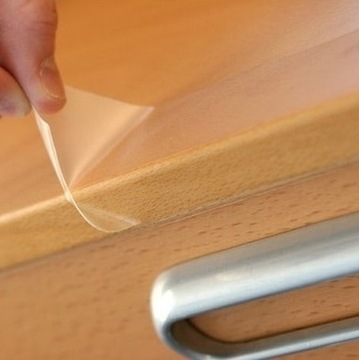 ЗАЩИТНАЯ ПЛЕНКА, ПРОЗРАЧНАЯ, САМОКЛЕЯЩАЯСЯ, ТОЛСТАЯ, ПОРОГИ АВТОМОБИЛЬНЫХ ДВЕРЕЙ 50x152см