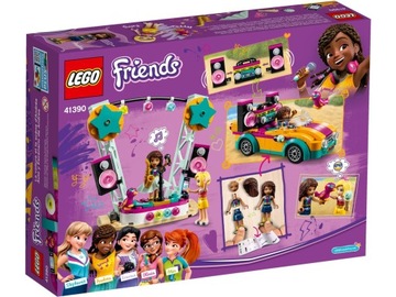 LEGO Friends 41390 — Машина и сцена Андреа