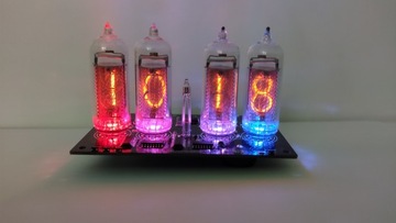 Zegar Lampowy NIXIE 4x IN14 LC531 WiFi KIT Bez RTC