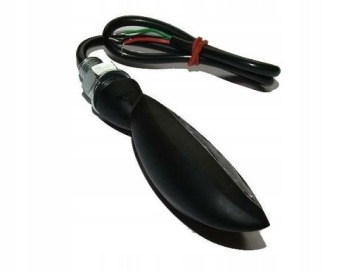 УКАЗАТЕЛИ ПОВОРОТА СВЕТОДИОДНЫЕ МИГАЮЩИЕ ЧЕРНЫЙ МАТОВЫЙ МЕТАЛЛ HOM E9