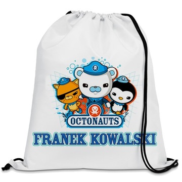 WOREK PLECAK OKTONAUCI THE OCTONAUTS TWOJE IMIĘ