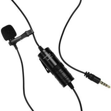 MIKROFON KRAWATOWY LAVALIER NA KLIPS SAIBU MKL-01