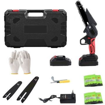 ПИЛА АККУМУЛЯТОРНАЯ ЦЕПНАЯ ПИЛА 2X АККУМУЛЯТОРНАЯ 4X ЦЕПЬ 6 ДЮЙМОВ ПОРТАТИВНАЯ