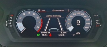 Audi A3 8Y Sportback 1.0 30 TFSI 110KM 2022 Audi A3 Sportback 30TFSI 110KM AlarmKameraCofaniaTempomat Gwarancja2027r 1, zdjęcie 12