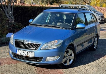 Skoda Fabia II Kombi Facelifting 1.2 TDI CR DPF 75KM 2014 Skoda Fabia Greenline 1.2 TDi 75KM Clima Bezwypadkowy SERWIS SUPER STAN