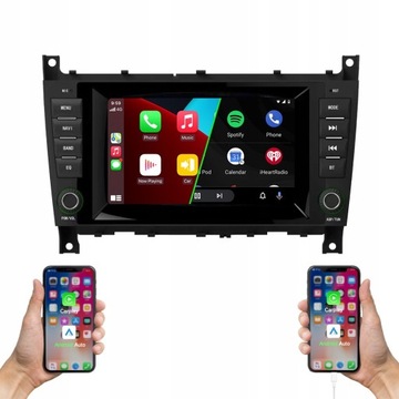 РАДИО 2DIN 8 ДЮЙМОВ ANDROID Benz C Class W203 C200 C230