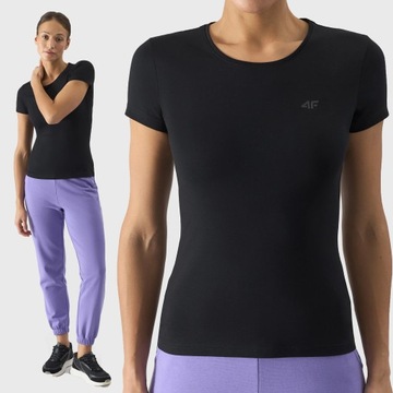 T-SHIRT 4F KOSZULKA DAMSKA SPORTOWA BAWEŁNIANA SS24