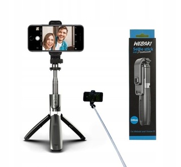 Selfie Stick 100 cm z funkcją Statywu i Bluetooth