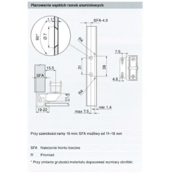 2x Blum AVENTOS HK-XS 20K1501 подъемник + петли