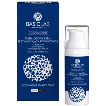 BasicLab Trehalozowy Krem o Bogatej Konsystencji do Skóry Suchej 50 ml