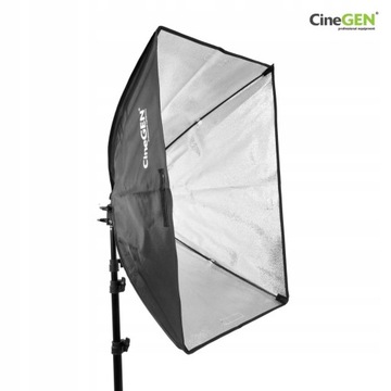 Фотолампа SOFTBOX 60x40 см, 325 Вт, штатив непрерывного действия