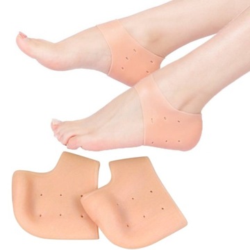 Чехлы для трещин на пятках, носки, гелевые стельки.