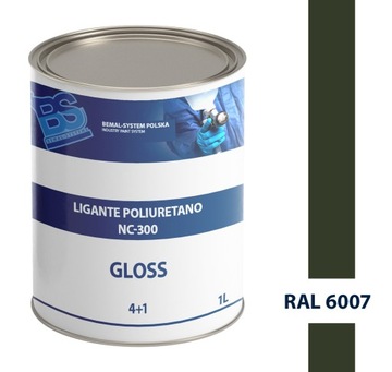 BEMAL FARBA OKRĘTOWA - LAKIER POLIURETANOWY - 1L - RAL 6007