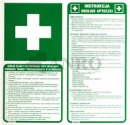 INSTRUKCJA OBSŁUGI APTECZKI ZNAK APTECZKA 2w1 BHP