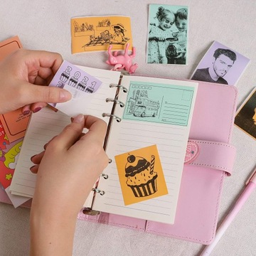 Цветная термобумага для принтера Phomemo T02 (20 лет) 3 цвета