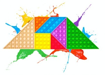 БОЛЬШИЕ АНТИСТРЕССОВЫЕ ИГРУШКИ PUSH BUBBLE POPIT XL