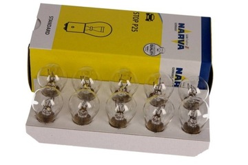 NAR ZAROWKA P25 BA15D 12V/21/5W (STOP) 10SZT (BRAK ECE) NAR17918SET