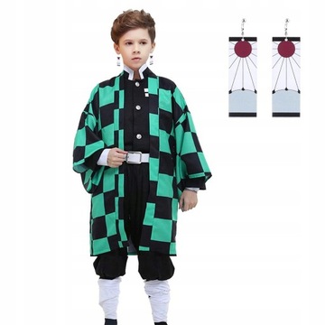 Cosplay Demon Slayer Kamado Tanjirou Anime Kostium