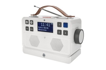 Przenośne radio DAB+/FM z stacją ładującą uchwyt