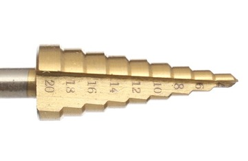 НАБОР СТУПЕНОЧНЫХ КОНИЧЕСКИХ СВЕРЛ 3EL 4-32 КАССЕТА