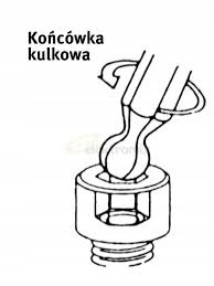 Klucz imbusowy z kulką imbus HEX 2,5mm JONNESWAY H10MB25100