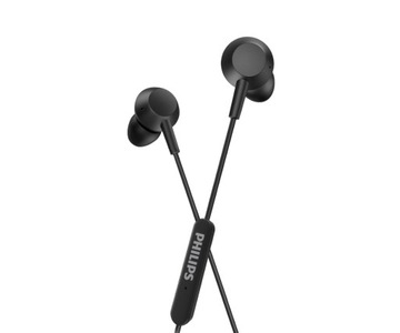 Słuchawki przewodowe Philips TAE5008BK/00 mikrofon pilot USB-C 1,2m czarne