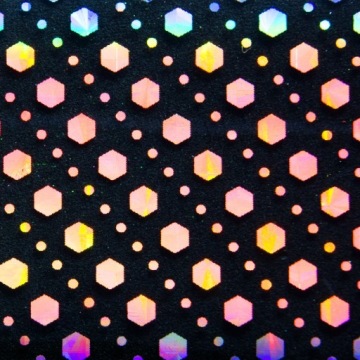 Прозрачная голографическая фольга для переноса ногтей 8-9