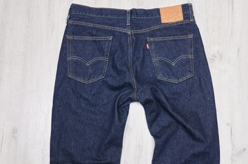 LEVIS 514 JEANS spodnie męskie granatowe PREMIUM 34/34 pas 90