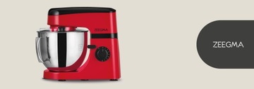 КУХОННЫЙ ПЛАНЕТАРНЫЙ РОБОТ 1800Вт 5л Красный ZEEGMA ИДЕЯ ПОДАРКА