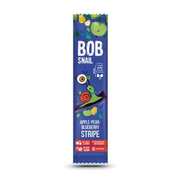 BOB SNAIL Смужка Перекуска яблуко груша чорниця 14 г