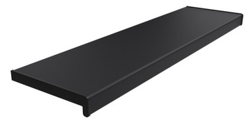 Parapet PCV komorowy kolor CZARNY MAT szer.15cm